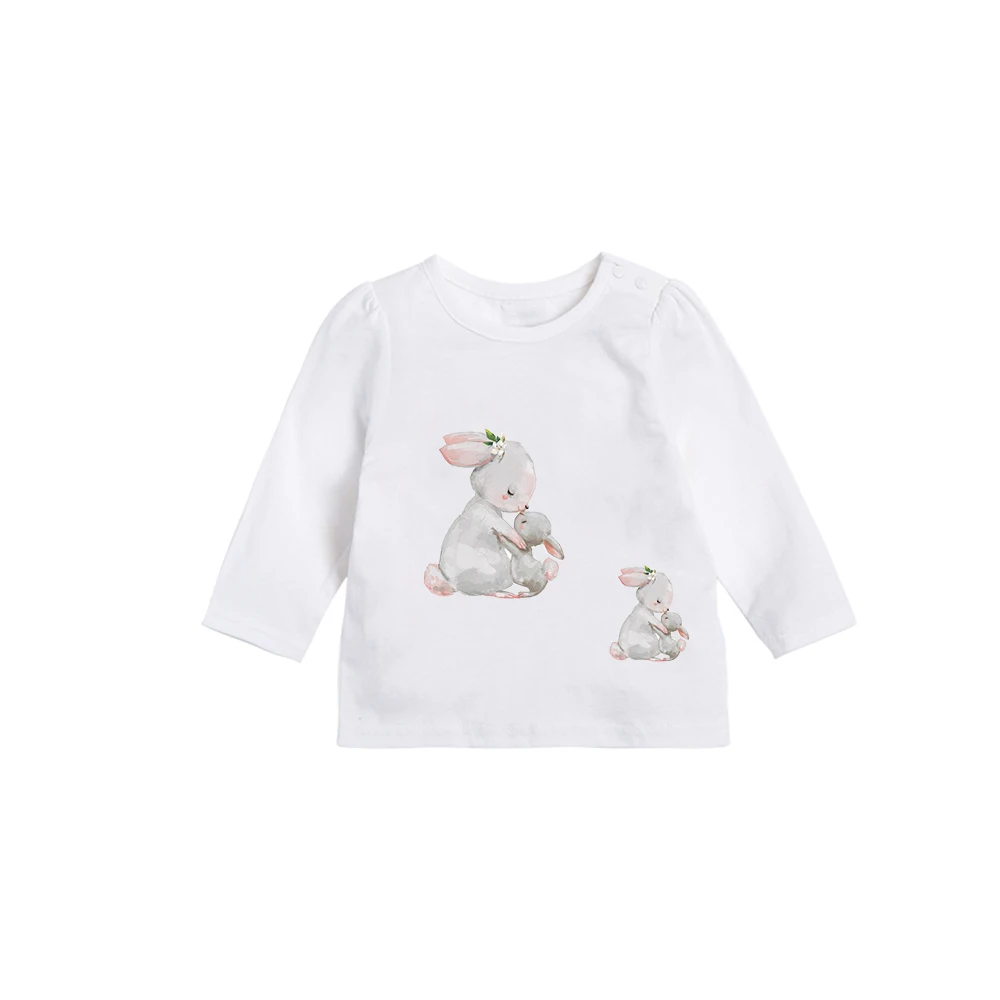 3 шт. футболка с кроликами и железом сделай сам украшение моющийся уровень