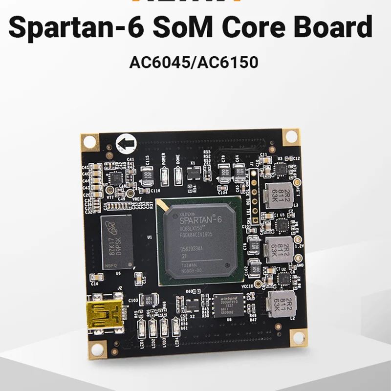 ALINX SoM AC6150 AC6045: Xilinx Spartan-6 XC6SLX150 LX45 система промышленного класса на модуле |