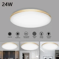 led ceiling light modern lamp living room lighting 24w ac220v fixture bedroom kitchen surface mount flush panel