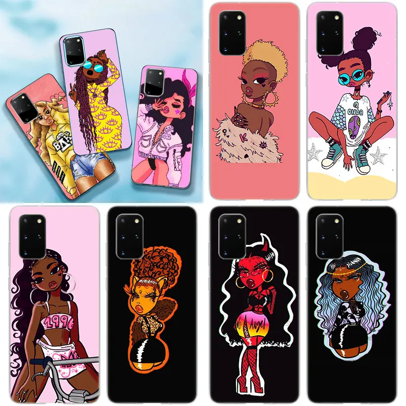 Мягкий чехол для телефона 2bunz Melanin Poppin Aba для Samsung Galaxy Note 10 20 S21 Ultra S21 5G S20 FE S10 Lite S10E S9 Plus S8, чехол