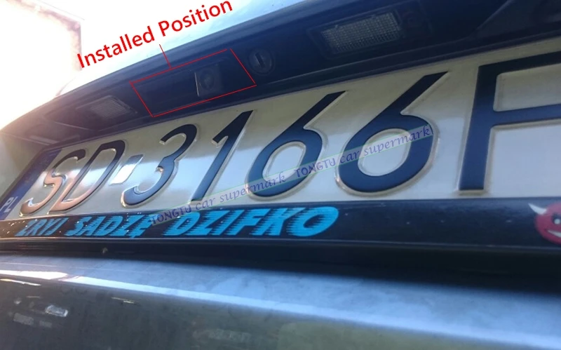 Интеллигентая (ый) Динамическая траектория движения заднего вида Камера