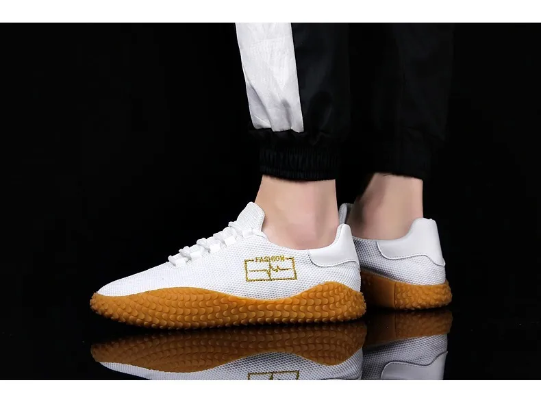 Xiaomi Flyknit/мужская повседневная обувь; Классическая простота; Мужская Спортивная обувь; резиновые кроссовки; Лидер продаж года; дышащие кроссовки для бега;