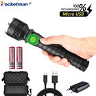 Мощный светодиодный фонарик XHP70.2 USB фонарик зум светодиодный фонарь Рик XHP70 XHP50 фонарик перезаряжаемый с батареей 18650