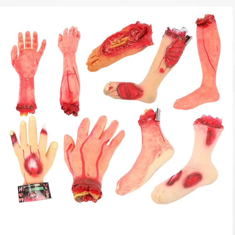 Хэллоуин кровавые органы кулон дом с привидениями реквизит ужаса страшные