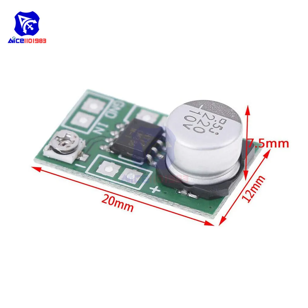 Супер мини аудио модуль усилителя diymore LM386|new arrival|dc dcaudio amplifier board |