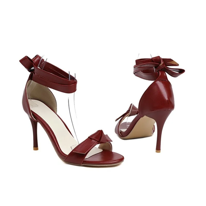 

Женские сандалии с открытым носком, туфли на шпильке, с круглым носком, перекрестными ремешками, A119, лето