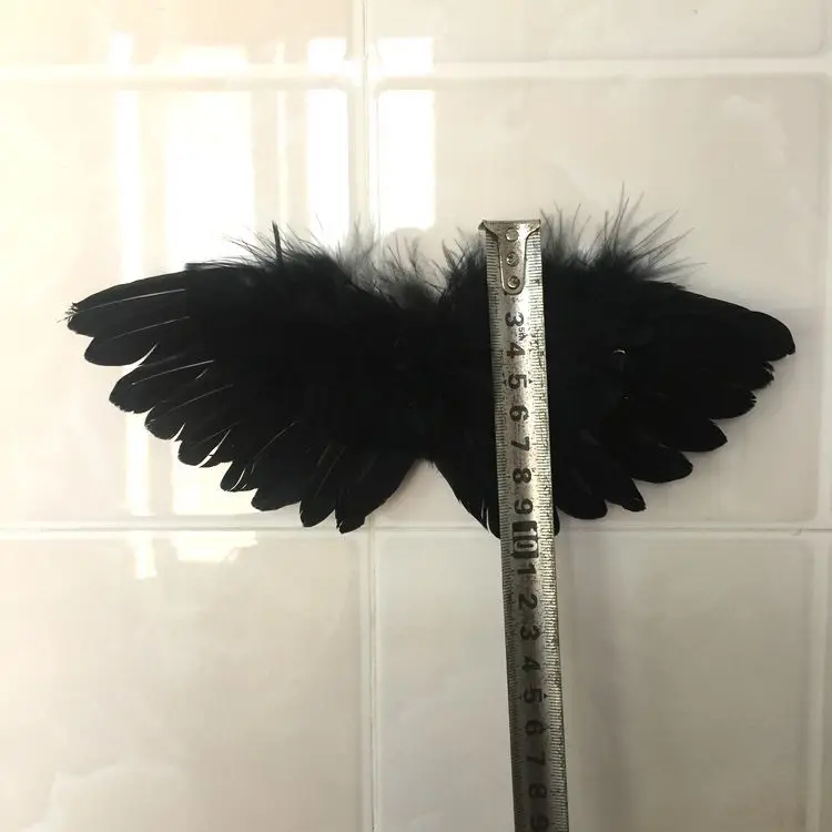 Diy Baby Kids Mini Feather Angel Wing Newborn Photography Dog Pet Props Doll Clothes Wings Diy Sew Accessories Feather images - 6