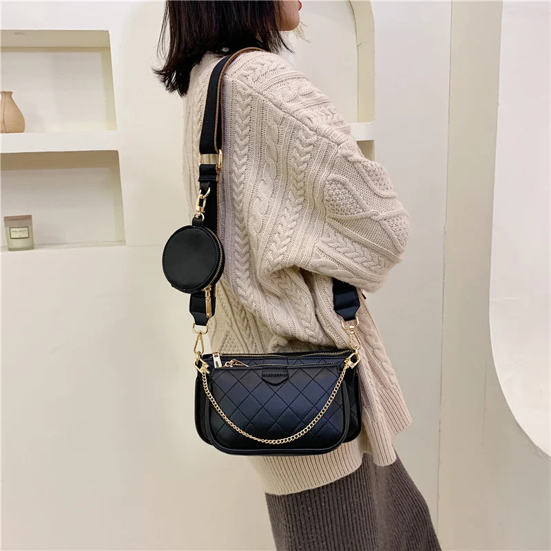 Комплект из 3 предметов дизайнерские Брендовые женские сумки кожаные 2019