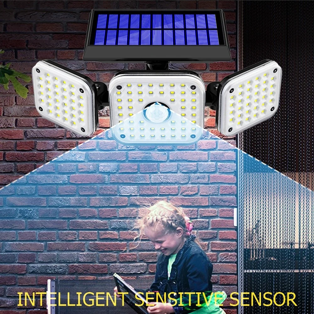 

Solar Wall Lamp Solar LED Light Outdoor Ip65 Motion Sensor Wide Angle Illumination Waterproof Lights Garden Garage led Wall Lamp