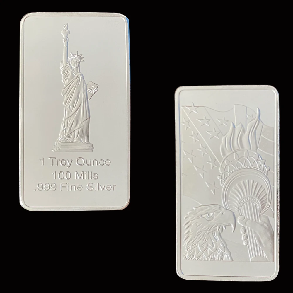 США Свобода серебро 999 Орел Бар/монеты 1 Троя унция 100 мельницы |
