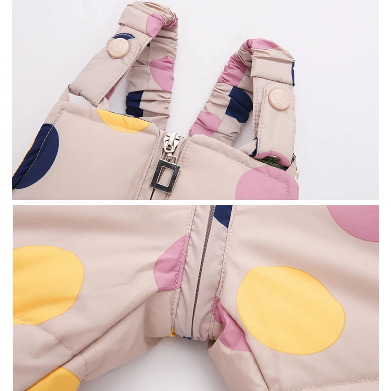 Комплект детской зимней одежды куртка пуховик детская Лыжная одежда парка для