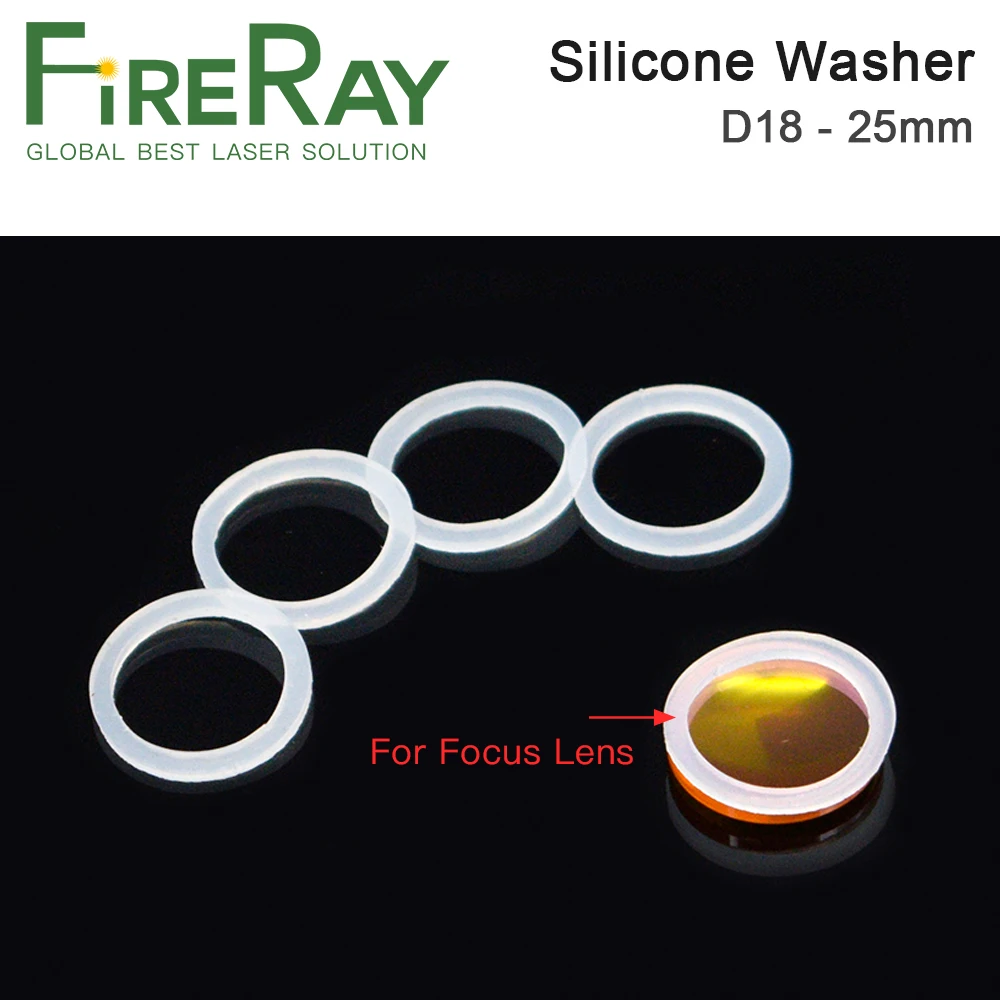 Силиконовая шайба FireRay 5 шт. 19 05 20 25 мм для лазерных Фокусирующих Линз CO2 зеркала с