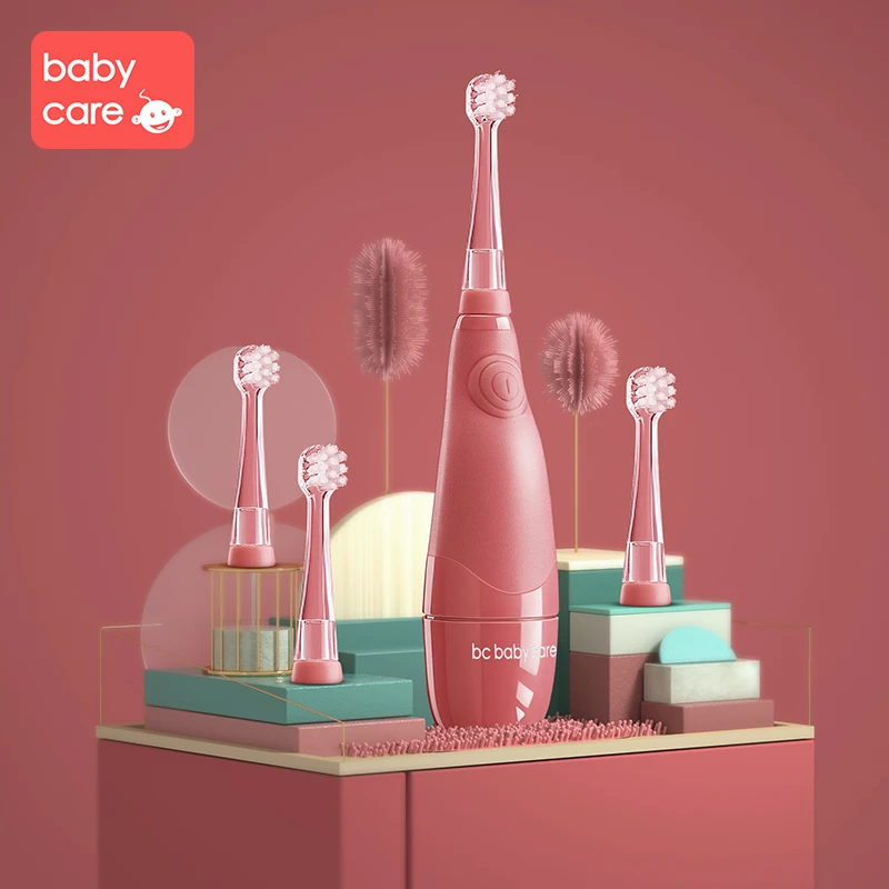 Babycare 3 шт. Съемная насадка для зубной щетки светодиодный свет Водонепроницаемый