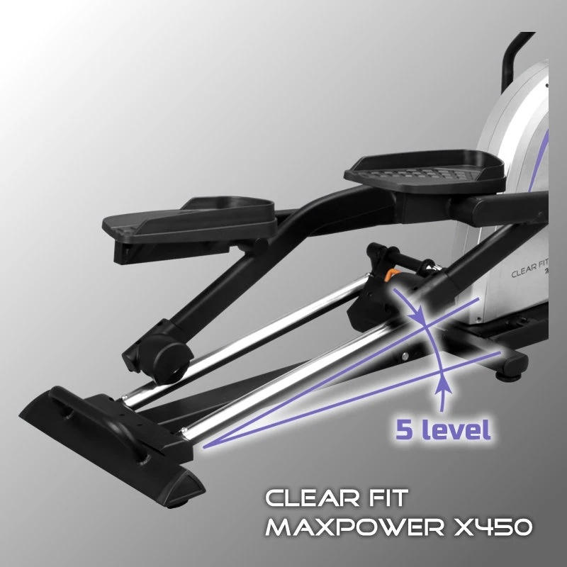Elliptical trainer Clear Fit MaxPower X 450 exercise machine gym fitness equipment | Спорт и развлечения