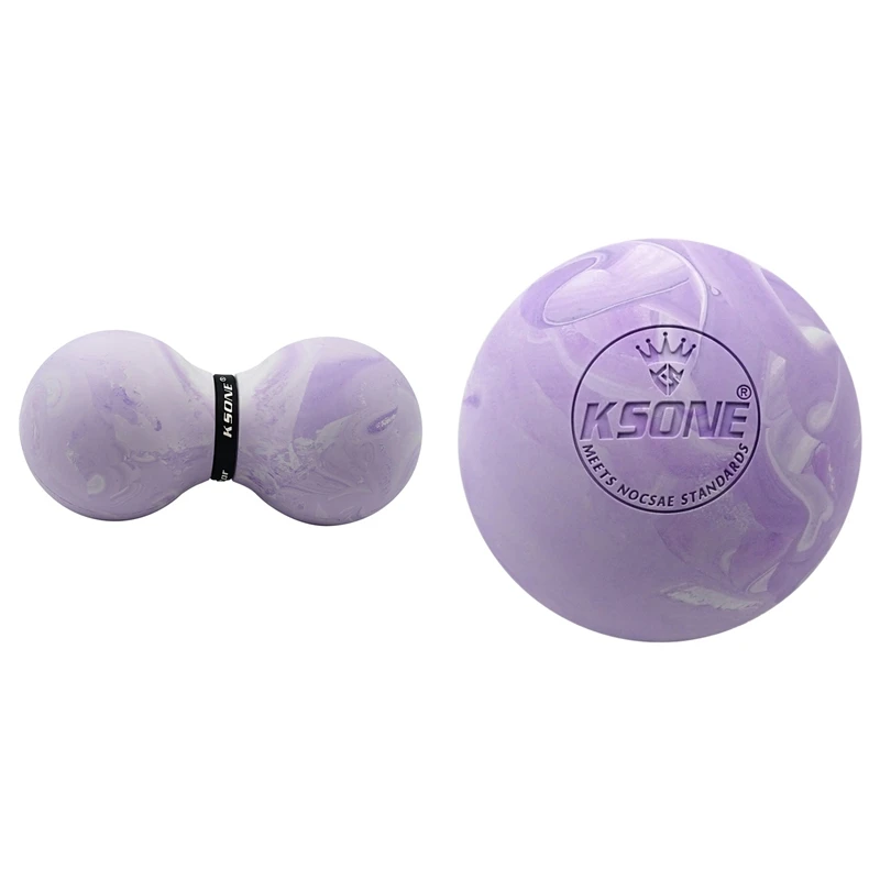 

Массажный мяч для Лакросса KSONE, портативная модель, массажный мяч для облегчения мышц, форма арахиса 6