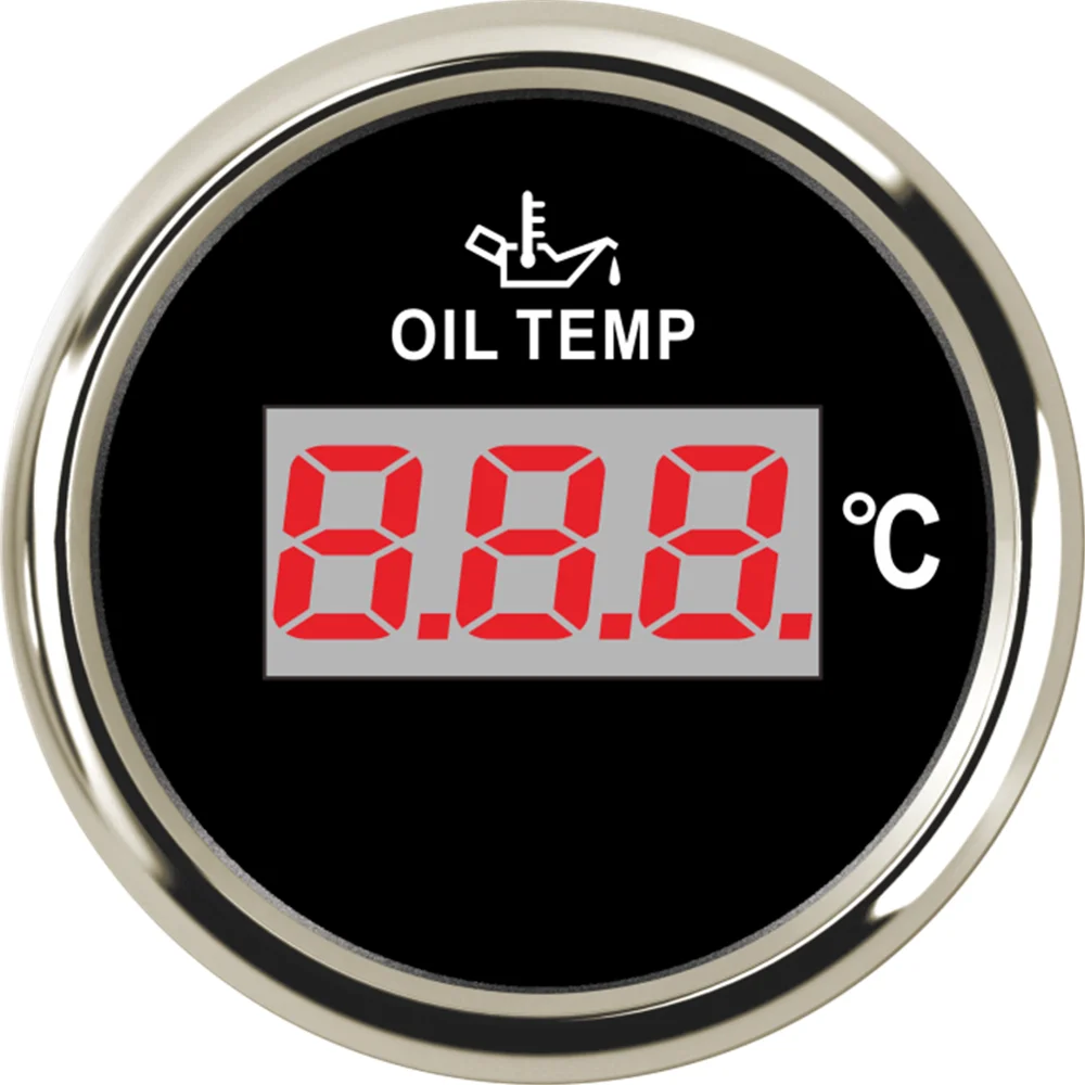 Упаковка 1 52 мм цифровой датчик температуры масла 50 150degree Lcd измеритель 361 ~ 19ohm 9 32VDC