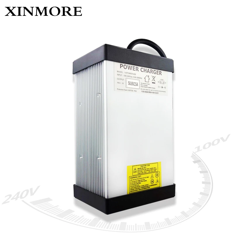XINMORE 96,6 V 8A 7A 6A литиевая батарея зарядное устройство для 84V(85,1 V) E-bike литий-ионная аккумуляторная батарея AC-DC источник питания для электрического инструмента