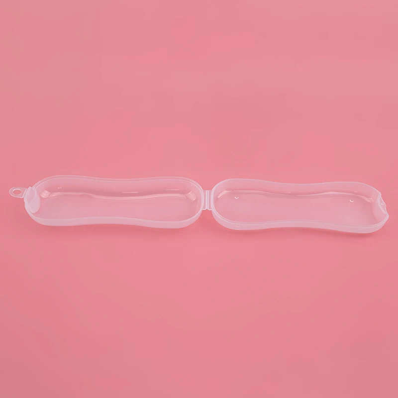 Детский простой портативный прозрачный пластиковый чехол для столовой посуды