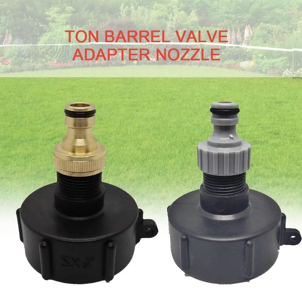 Садовый шланг разъем водяной трубы 1000L IBC тонн латунный клапан наконечник