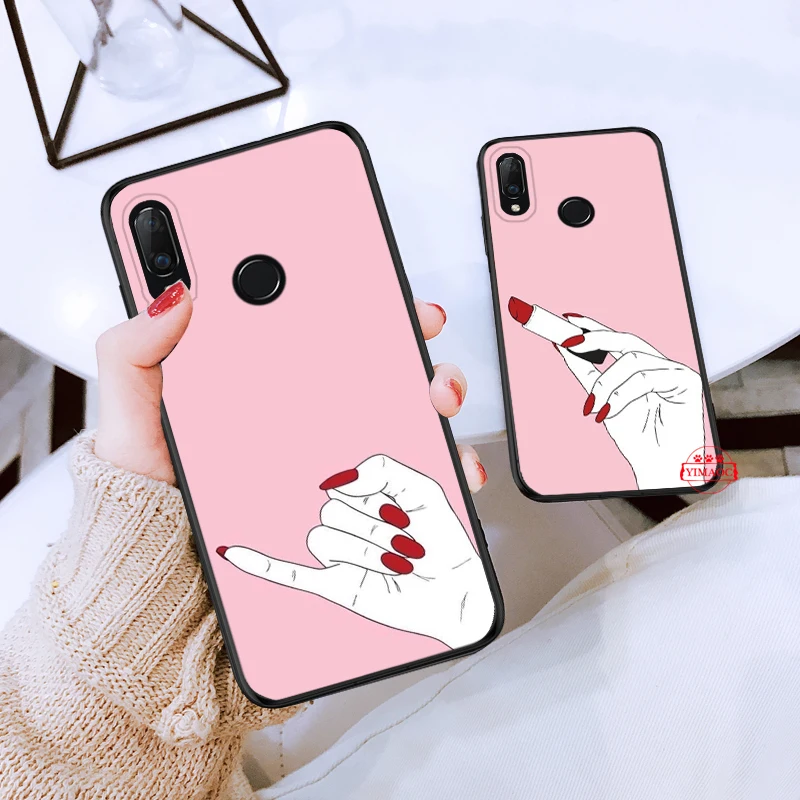 best friend lover Silicone Case for Huawei Mate 10 Pro 20 Lite Nova 2i 3 3i 4 5i Y5 Y6 2018 Y7 Prime Y9 |