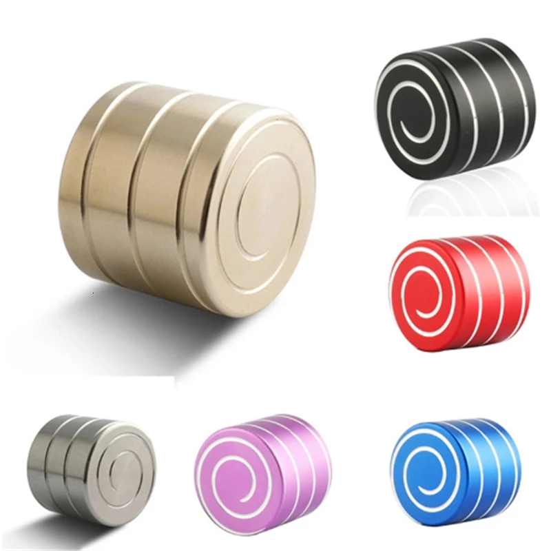 

new kinetic stationery toys copper / aluminum alloy pressure reducer Hyposis rotator gyro clip daily adult toys children's