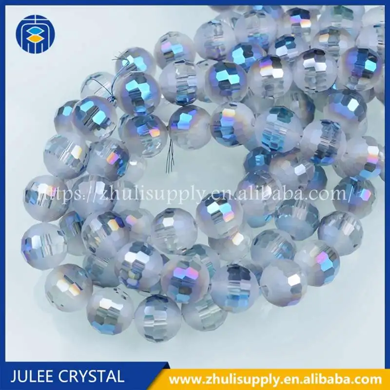 96 граненых круглых бусин 6/8/10/12 мм оптовая продажа матовые стеклянные бусины для