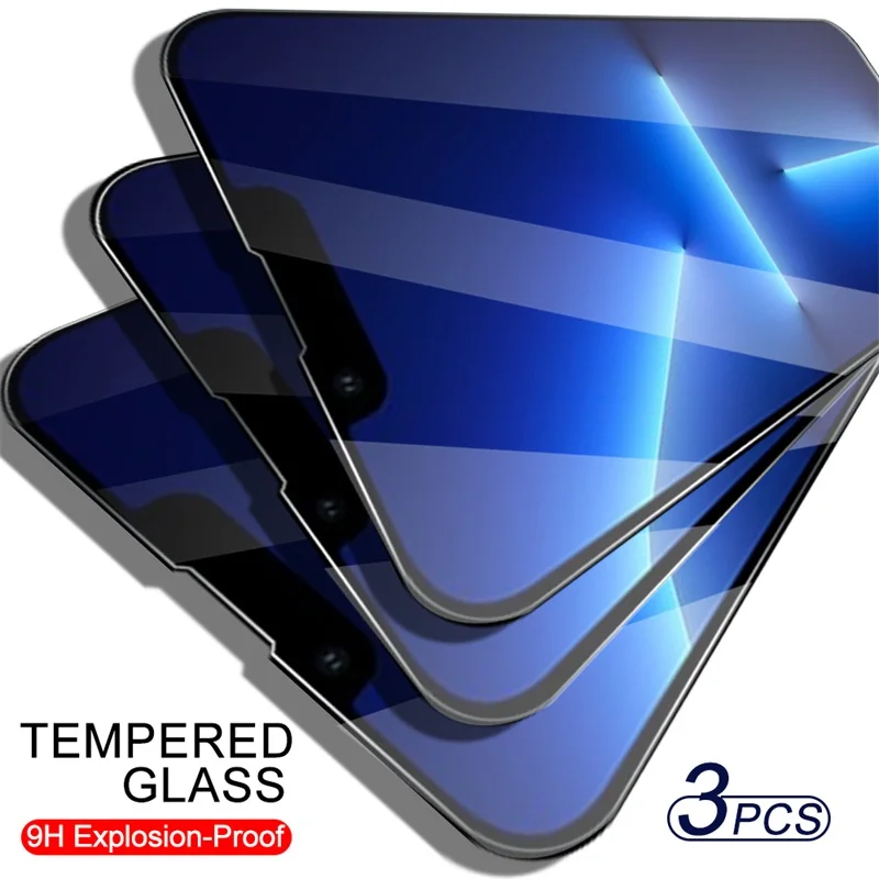 3pcs for iphone 13 pro max glass protective glasses case on i phone 13 phone13 aifon aphone iphon iphoen ipone 13pro mini cover free global shipping