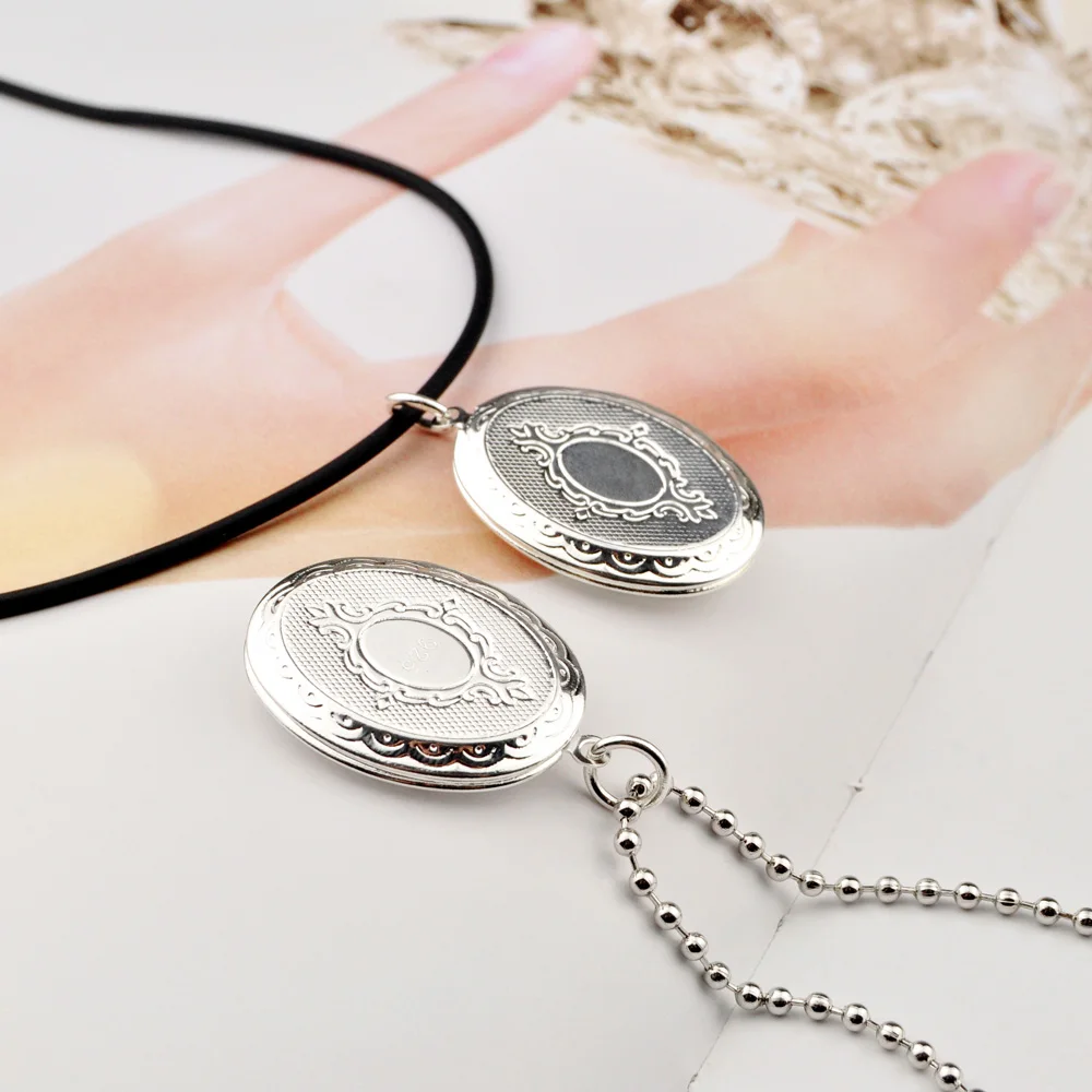 Новый 925 серебряное ожерелье для женщин Творческий фотобокс подвеска дизайн