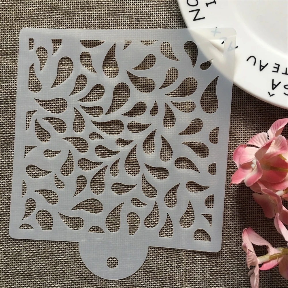 8 шт./компл. 15 см Звезды Падение точка DIY слойные трафареты настенная живопись