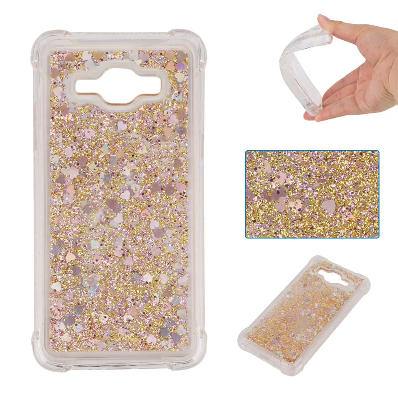 Милый чехол с сияющими блестками для Samsung Galaxy J3 J36 Bling Блестящий бампер SM-J320F/DS SM-J320H/DS SM-J320FN SM J300H J300F