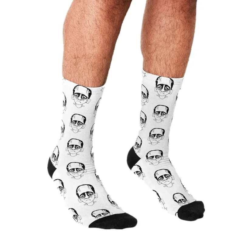 

Funny Horror Halloween Friends Printed Socks Men Happy hip hop Men Socks Novelty Skateboard harajuku Crew Casual Crazy Socks
