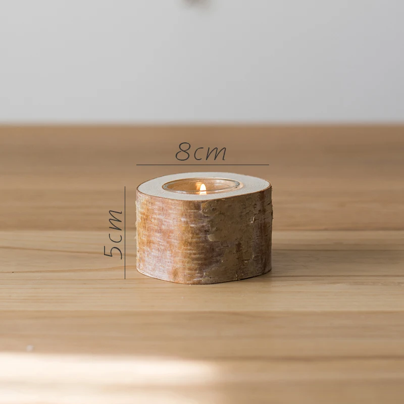

Wooden Candle Holder Round European Nordic Style Modern Candle Holder Kerzenhalter Candle Holders Decor Home Decoretion WE50ZT
