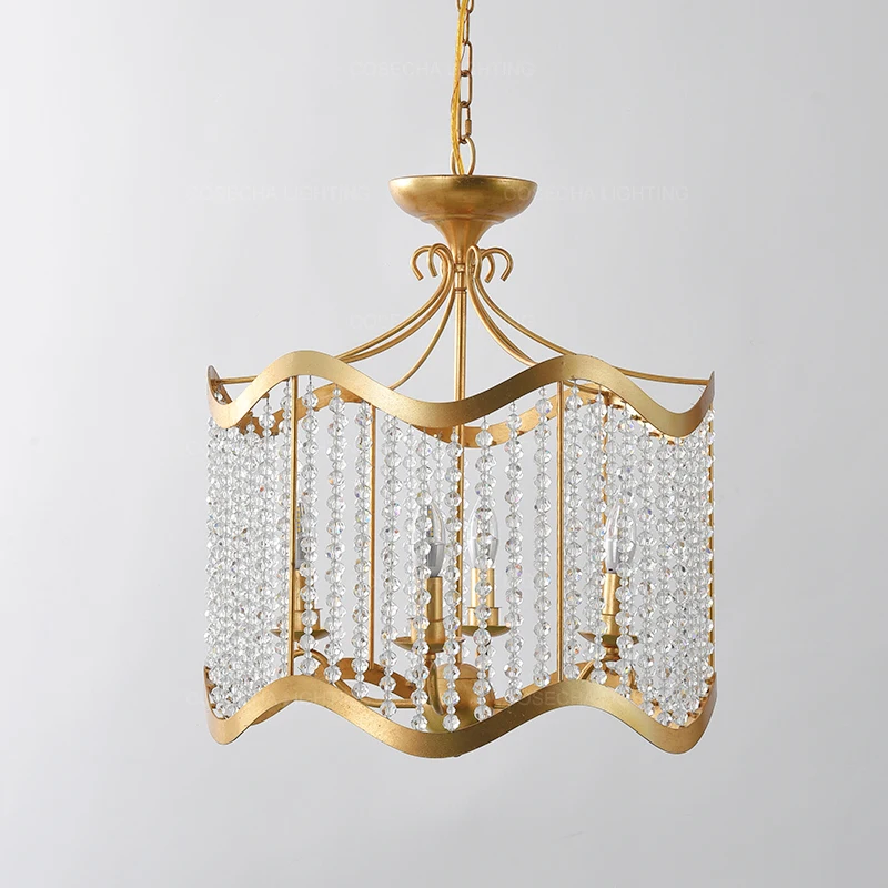 K9 хрустальные бусины люстры золотого цвета кухонные приборы в спальне прихожей