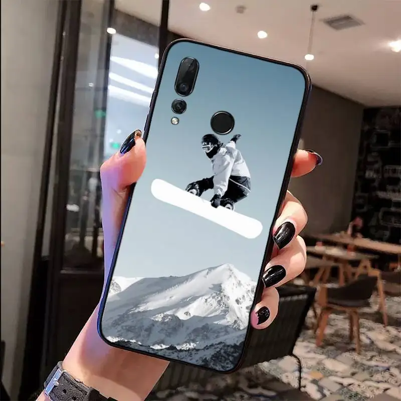 

Skiing Snow Phone Case For Huawei Honor view 7a5.45inch 7c5.7inch 8x 8a 8c 9 9x 10 20 10i 20i lite pro