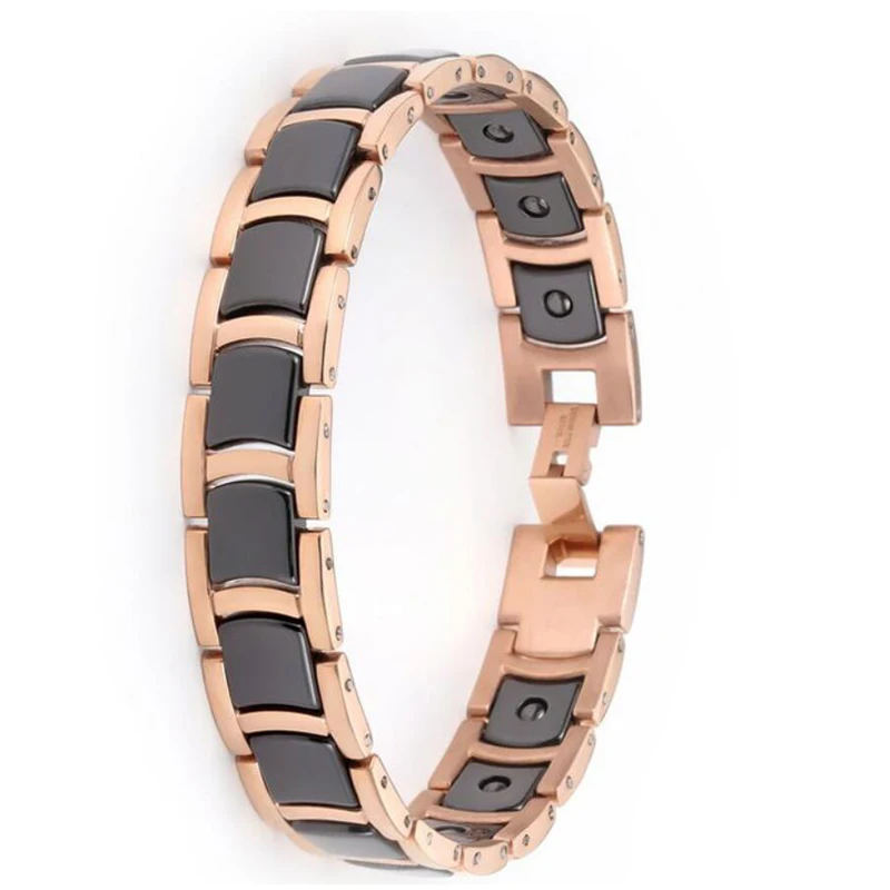 Браслет OKtrendy женский керамический черный лечебный браслет из Германия с