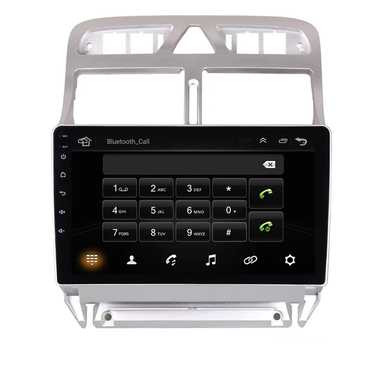 Android 9,1 автомобильный DVD мультимедийный плеер gps навигация для peugeot 307 2004 до 2013 с bluetooth встроенный wifi 2 Гб ram 32 Гб rom