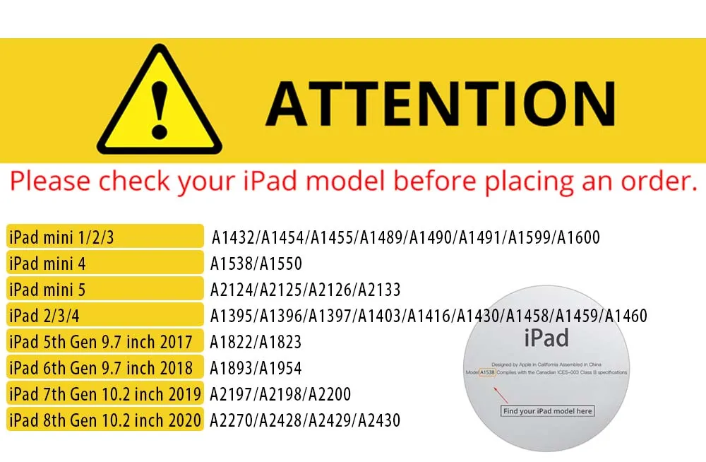 Чехол для планшета Apple IPad 2020 8 10 2 дюйма ПУ с надписью защитой от падения чехол