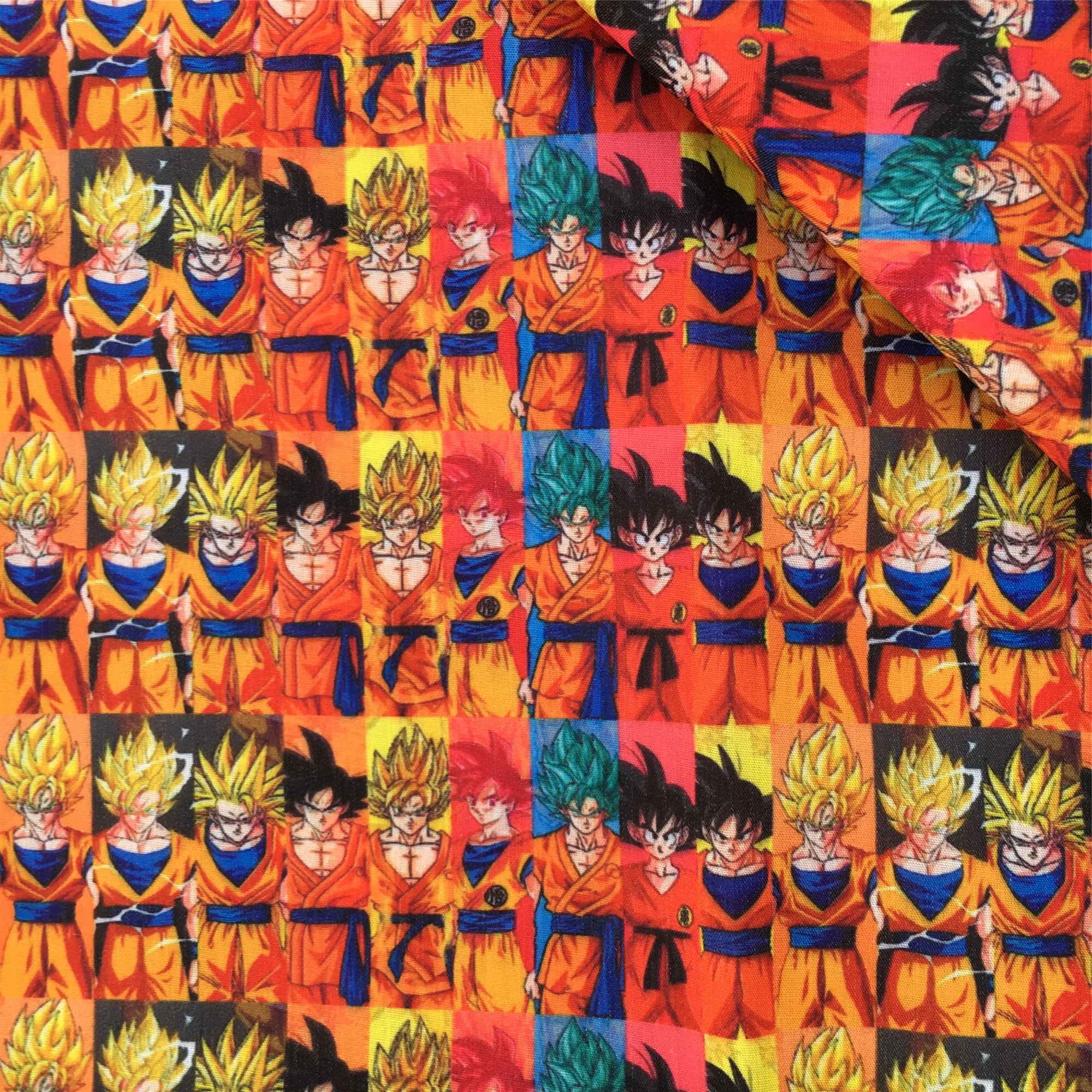 Половинный ярд мультяшная обезьяна дракон полиэстер хлопковый материал