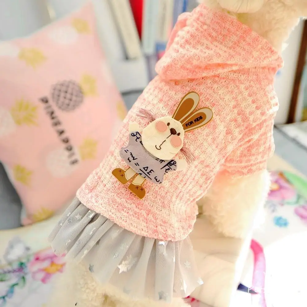 Розовое флисовое пальто для собаки теплое щенка толстый воротник XS XL Одежда