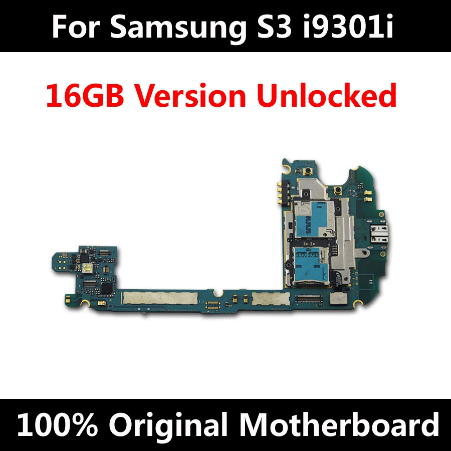 Заводская разблокированная оригинальная материнская плата для Samsung Galaxy S3 I9300 I9305