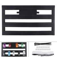 56 x 32cm guitar pedal board setup bigger style diy aluminum alloy guitar effect pedalboard with installation accessories