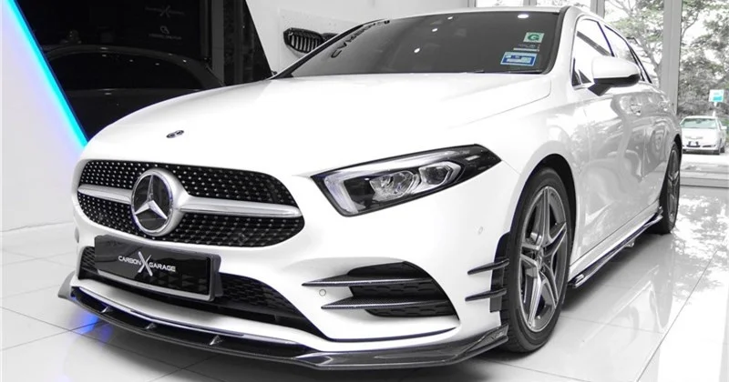 

Suitable for W177 the Modification A200l A220l Shovel Air Knife of New Benz A-class Carbon Fiber Front Lip