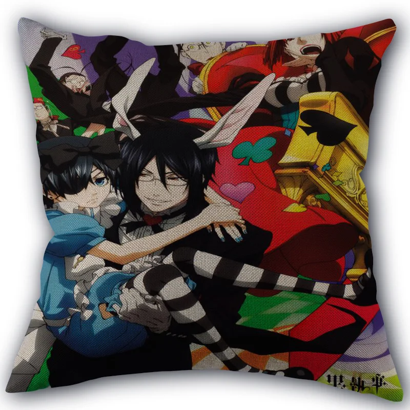 

Новинка, Наволочка на заказ из черной искусственной хлопчатобумажной ткани с квадратной молнией, 45x45 см, свадебная декоративная наволочка д...