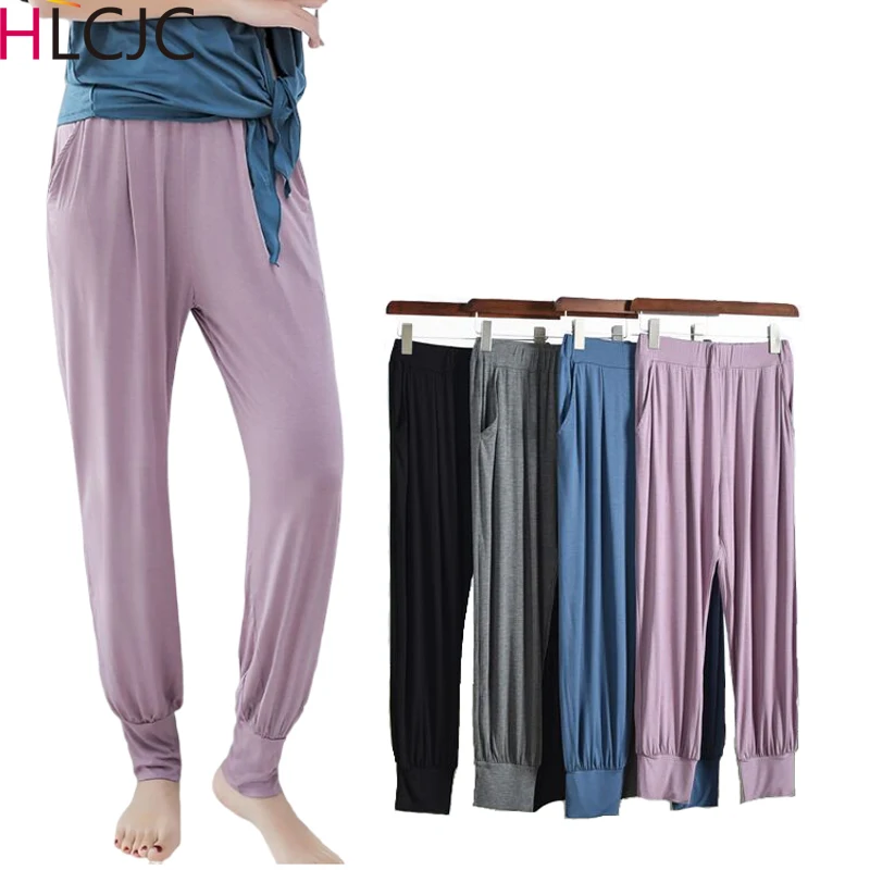 Женские Модальные домашние брюки пижама для женщин на весну и лето 2020 ночная