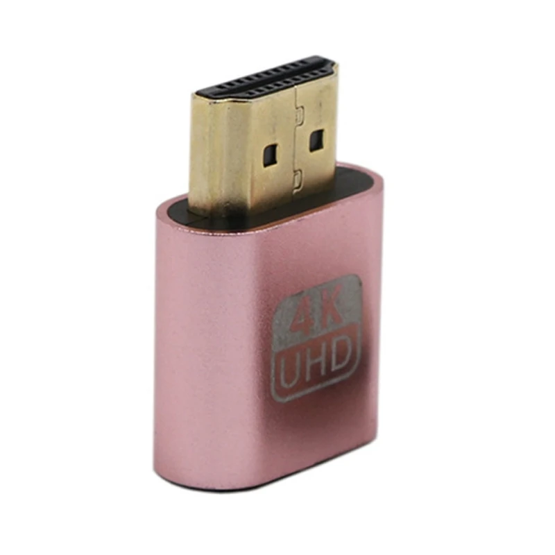 

2021 New Hdmi-Compatible Virtual Display Video Card 4K Ddc Edid Dummy Plug Display Emulator Adapter 1920X1080P for Vedio Mining