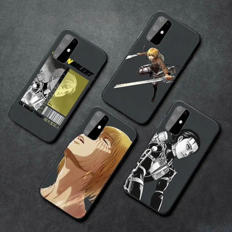 

Armin Arlert Attack on Titan Phone Case For Samsung S6 S7 edge S8 S9 S10 e plus A10 A50 A70 note8 J7 2017