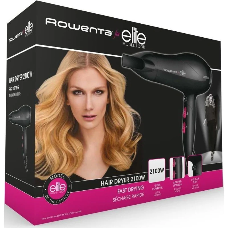 Фен ROWENTA CV5512F0 2100Вт черный | Бытовая техника