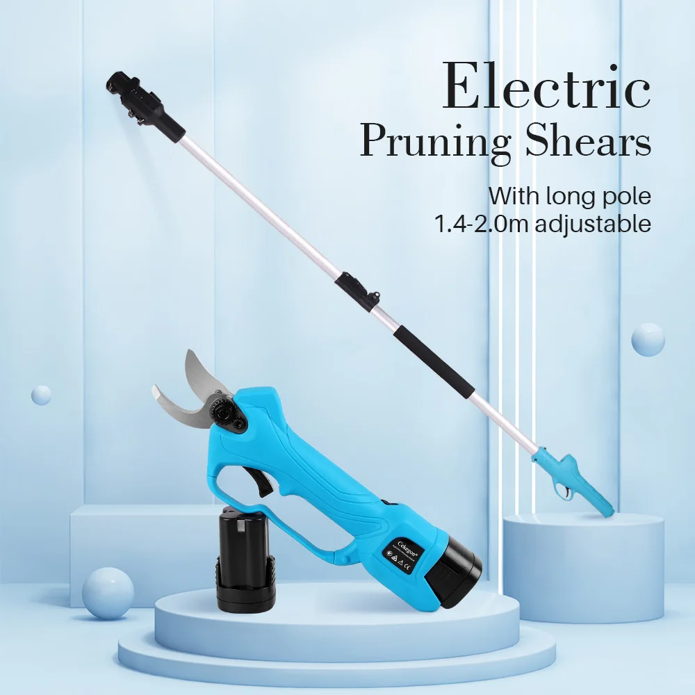 

SC-8603 Maximum 2.5cm Cutting Diameter Electric Pruning Shears Pruner Gardening Efficient Trimmer Scissors Battery Rechargeable