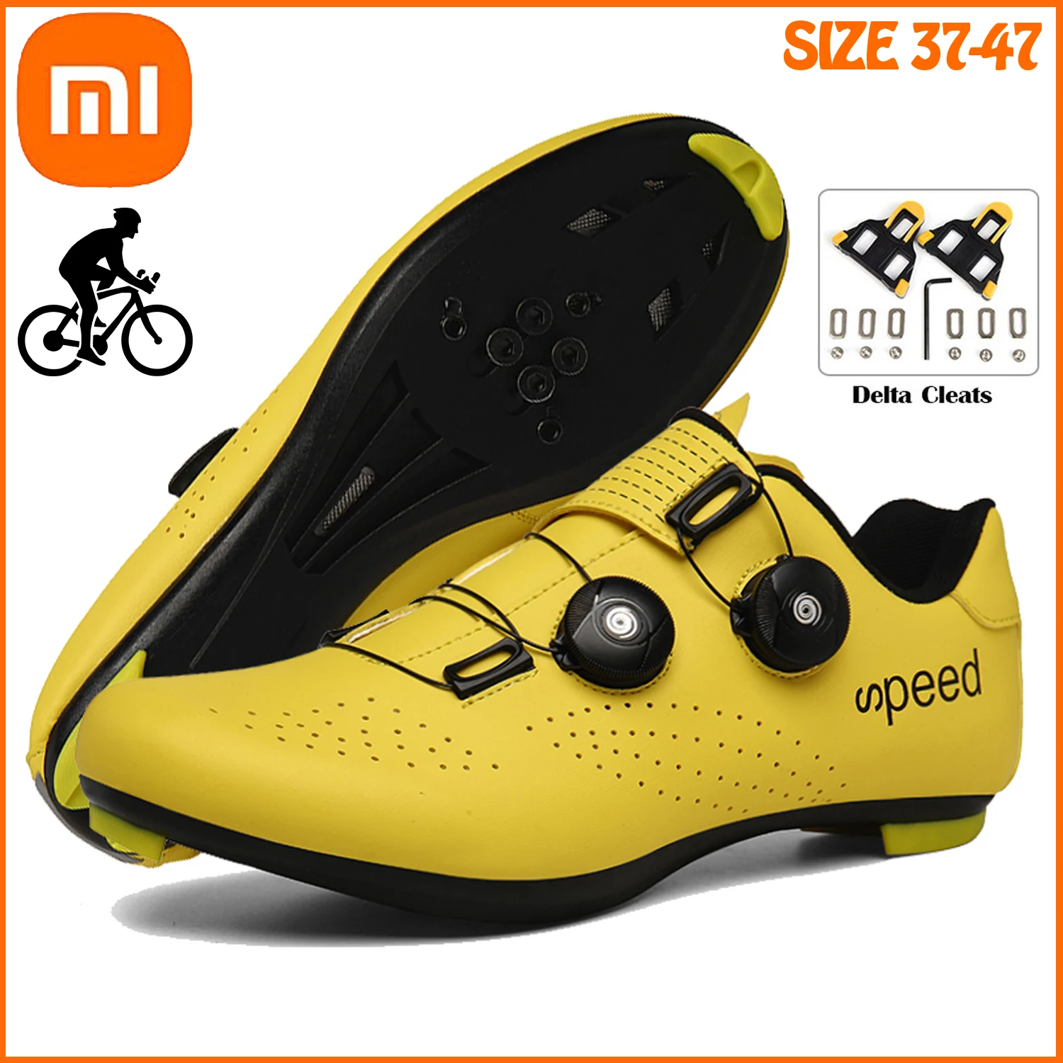 

Xiaomi Mijia Men Cycling Sneaker MTB Cleat Shoes Road Bike Speed Sneakers Racing Women Cycling Shoes Triathlon Bike Biking Shoes