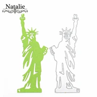 statue of liberty metal cutting dies for scrapbooking diy album cards decoration paper embossing die cuts stencils
